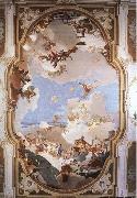 Giovanni Battista Tiepolo The Apotheosis of the Pisani Family oil painting reproduction